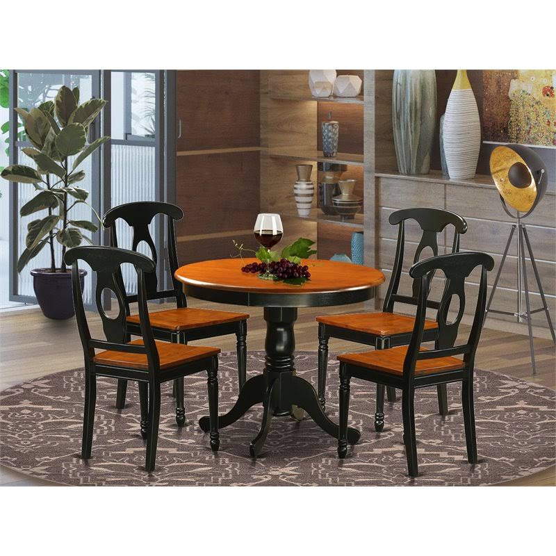 5-Piece Solid Wood Dining Set W69648