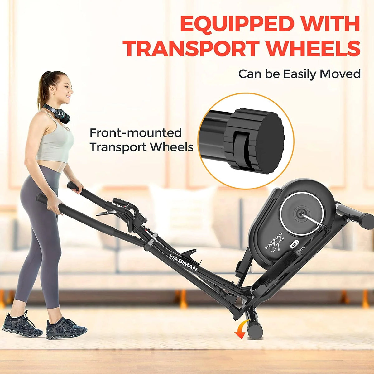 Magnetic Elliptical Machine with Heart Rate Monitor C832