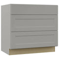 Dove Gray Pots and Pans Drawer Base Kitchen Cabinet (36 in. x 34.5 in. x 24 in.) C3024