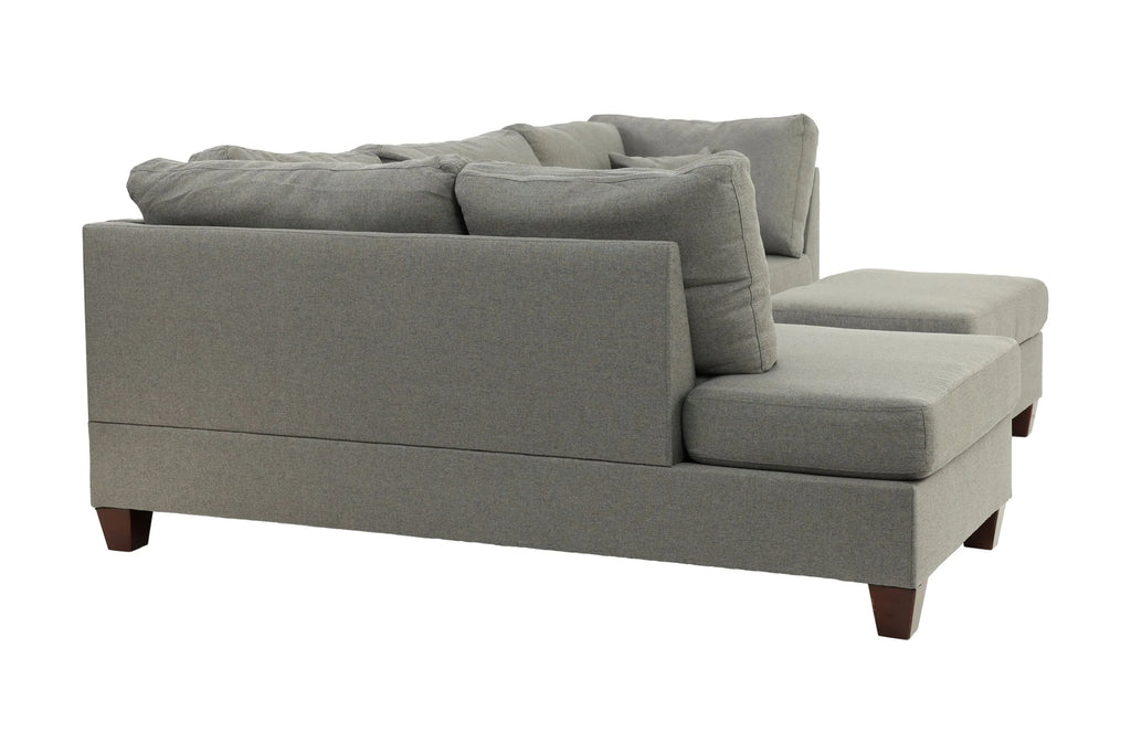 3 Pcs Sectional Sofa Set Gray L80440