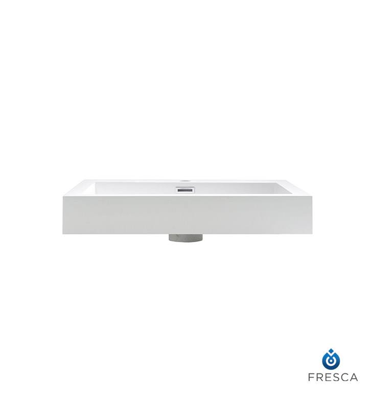 White Integrated Sink with Countertop Y712269