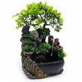 Indoor Rockery Waterfall Fountain Desktop Fountain with LED Light J918