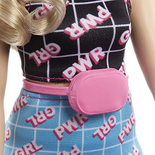Curvy Blonde Hair Doll with Sneakers & Fanny Pack Y3253