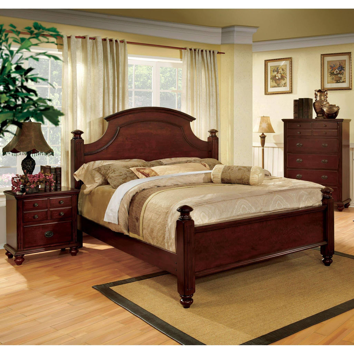 Cherry Four Poster Bed California King C398748