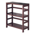 3-Tier Bookcase Storage Shelf in Espresso Wood Finish B3745