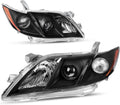 Chrome Housing Amber Reflector Clear Lens Headlight Assembly B9998