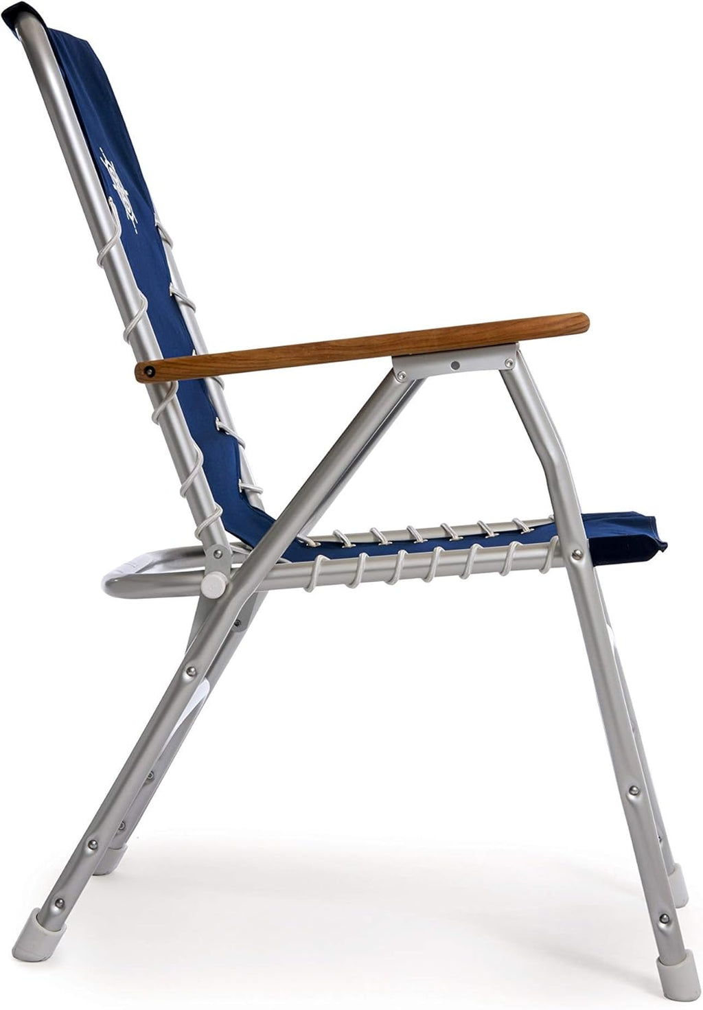 Blue High Back Folding Marine Boat Chairs Set of 2 U468705
