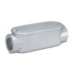 Type C Thru-Feed Conduit Body with Cover, 3-1/2 inch, Threaded, Die-Cast Aluminum B90304