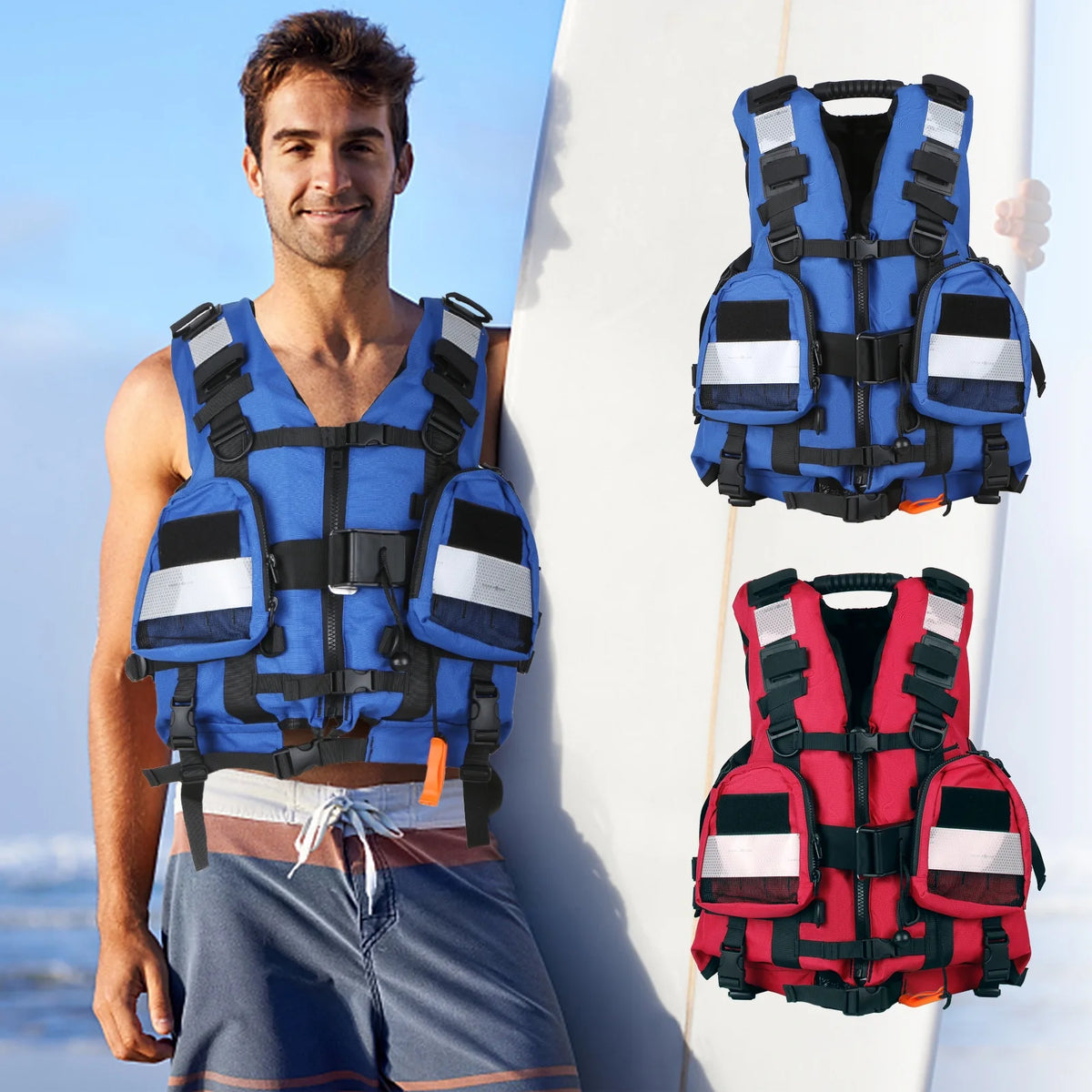 Adult Lifejackets Flotation Device Safety Float Suit A233639