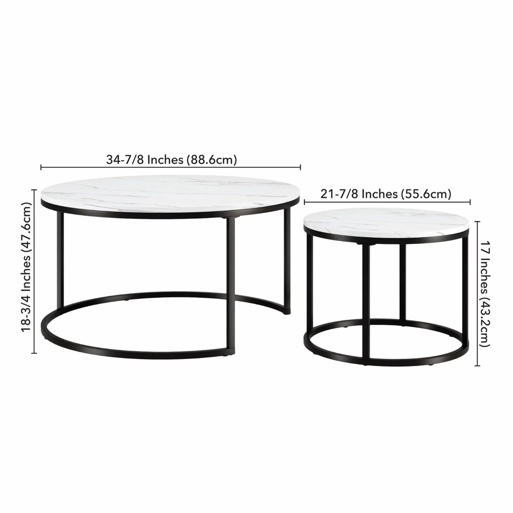 Faux Marble Top Coffee Table Y6263