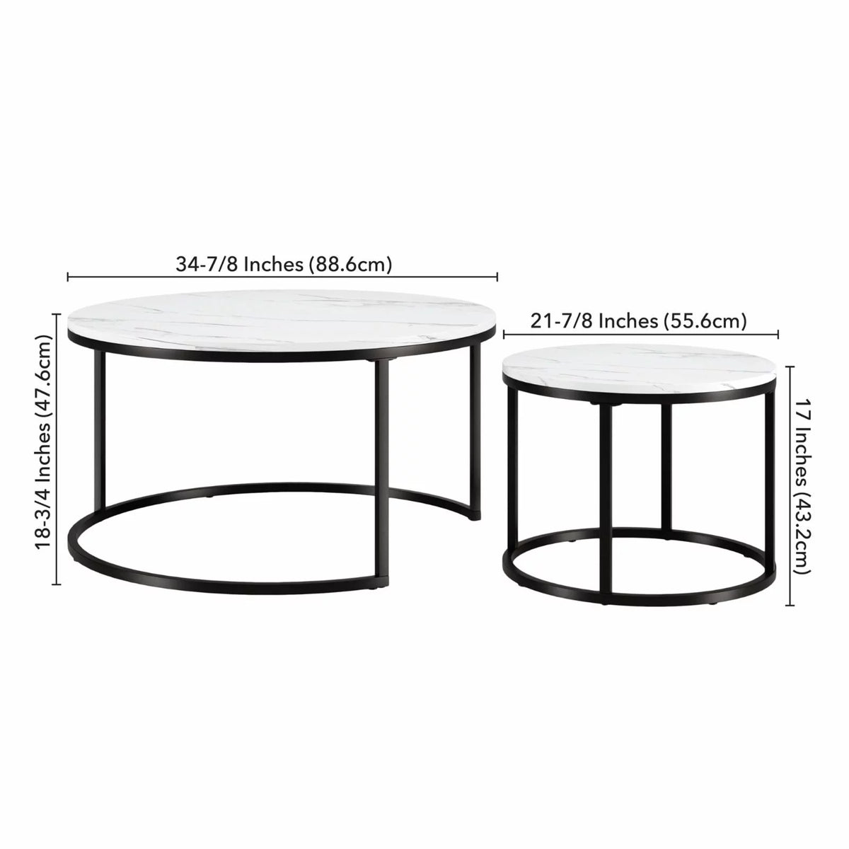 Faux Marble Top Coffee Table Y6263