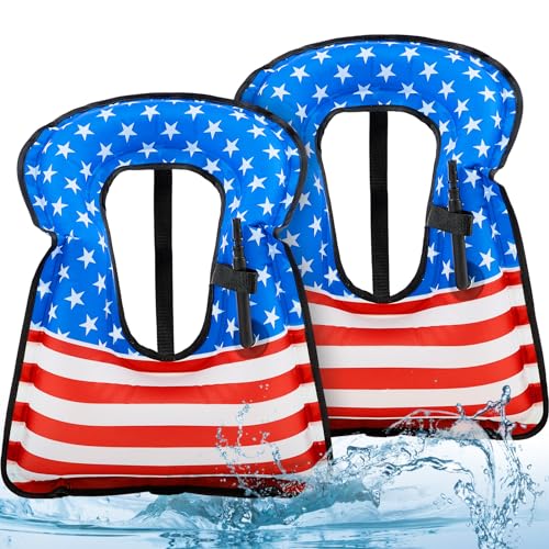 2 Pcs Inflatable Snorkeling Vest E60151