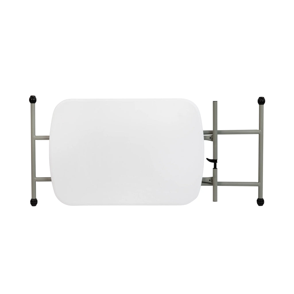26 Inch Granite White Plastic Folding Table M186