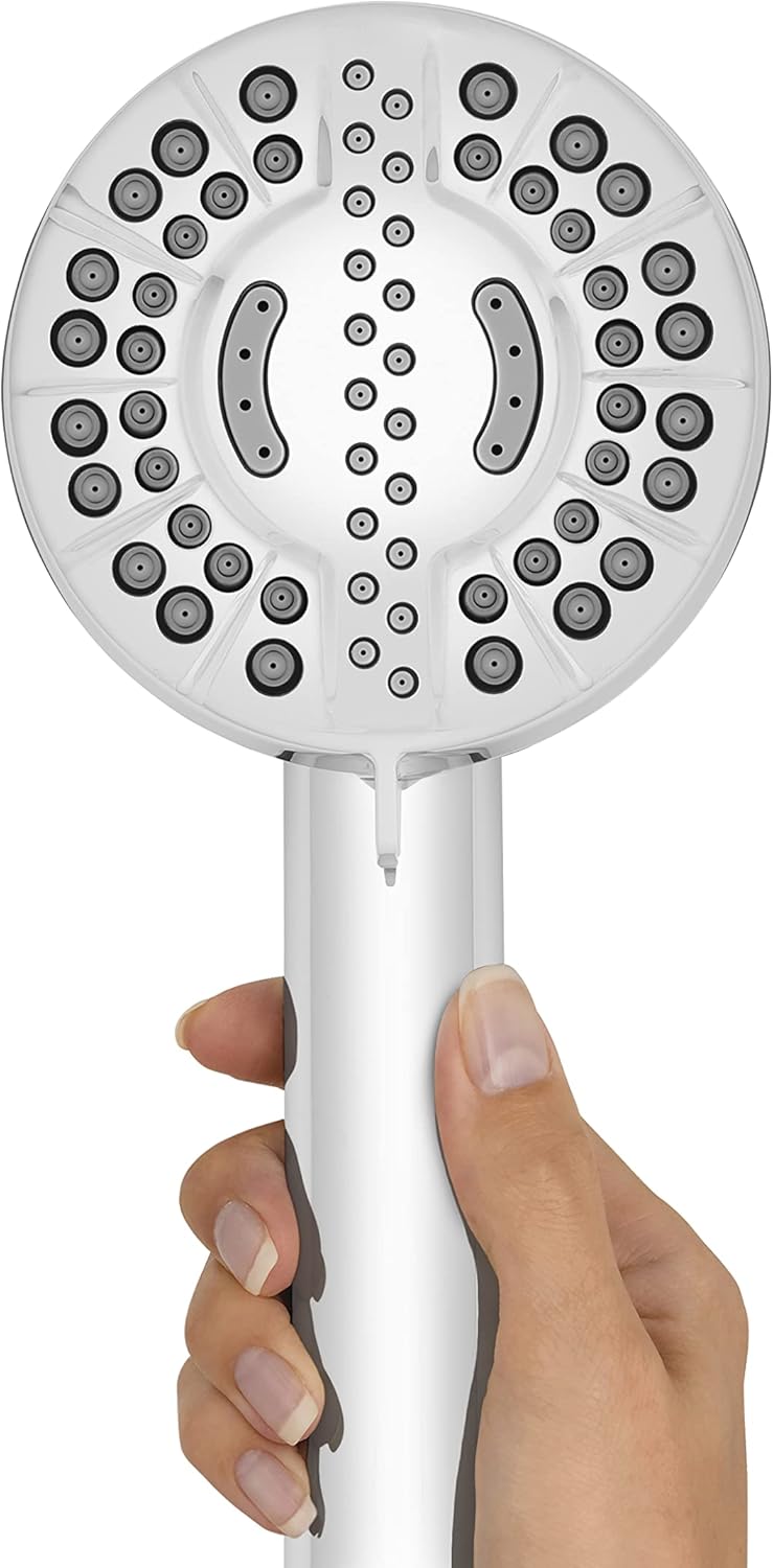 Chrome Hand Held Shower Head with PowerPulse Massage G848685