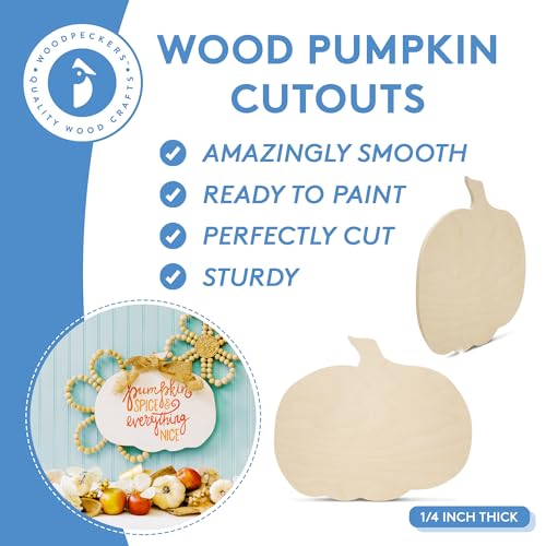 Wood Pumpkin Cutouts Pack of 3 B14902