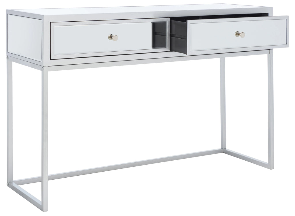 2 Drawer Mirrored Desk E793627