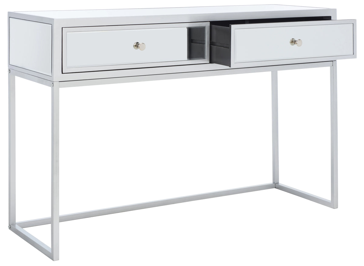 2 Drawer Mirrored Desk E793627