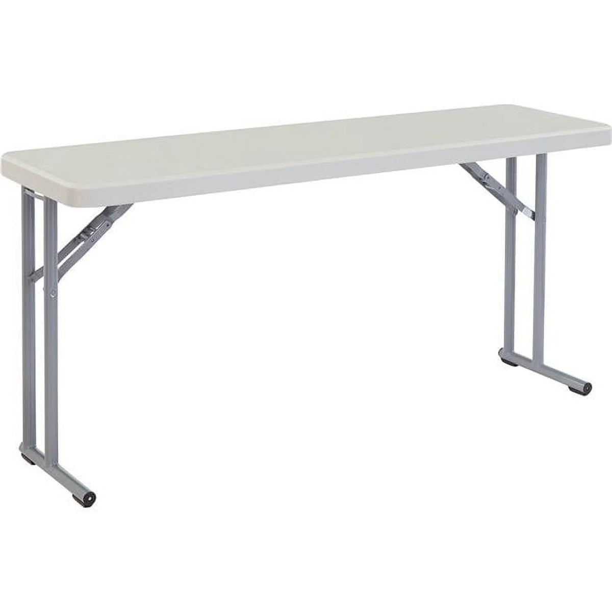 White Plastic Folding Seminar Table R7254