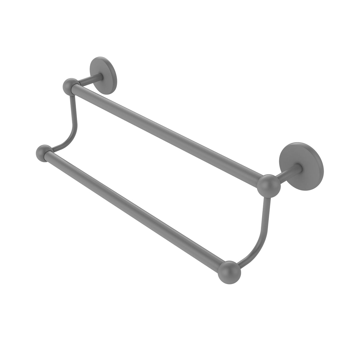 Matte Gray 24 inch Double Towel Bar R701