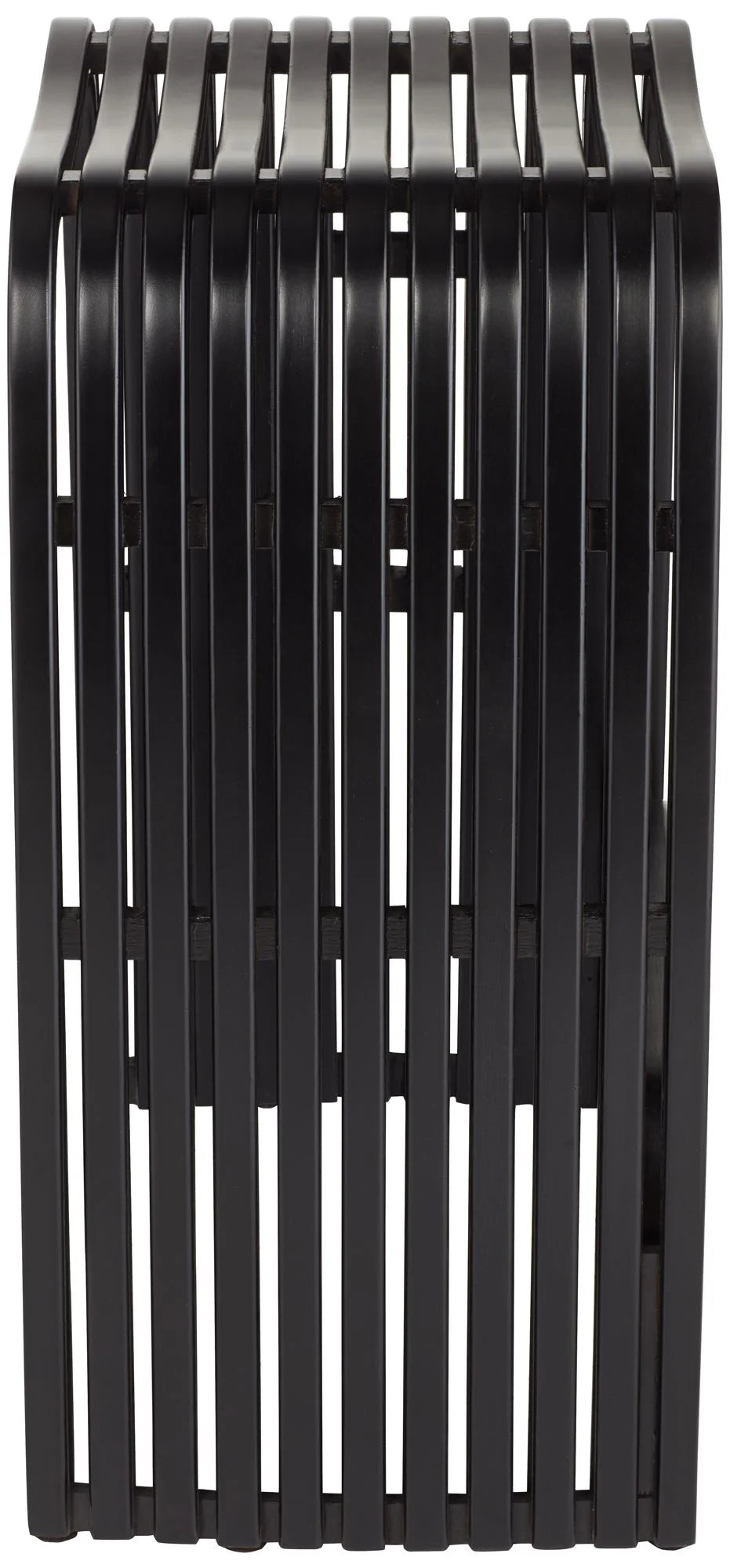 Bamboo Bar Stool Black 24" High with Footrest Z2085