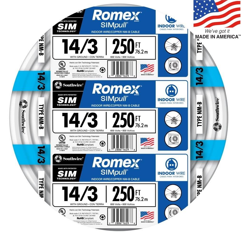 14/3 Nm-b Indoor Electrical Copper Wire Y8294