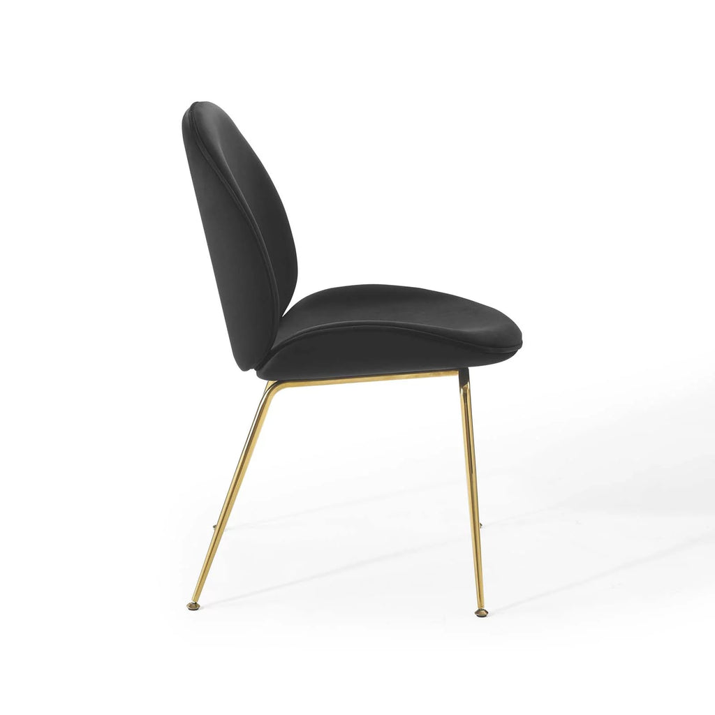 Black Velvet Dining Chair A988