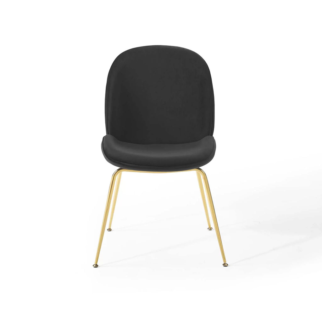 Black Velvet Dining Chair A988