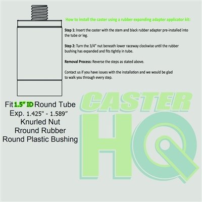 3 INCH Caster Wheel Set Total Locking Casters I845