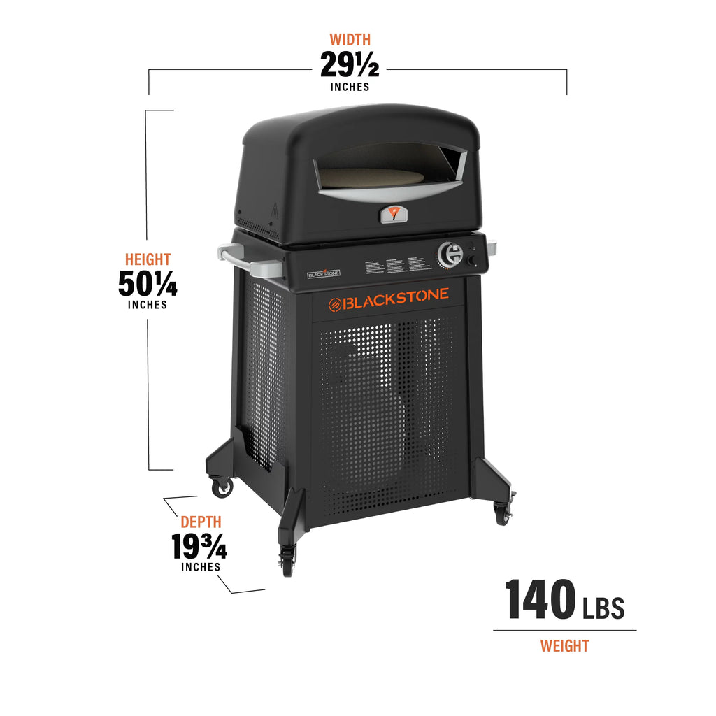 Blackstone Propane Outdoor Pizza Oven with Stand and Pizza Peel U5135