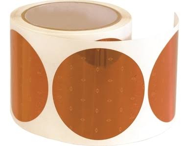 Red Round Dot Stick-on Reflectors F909336