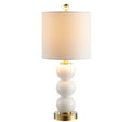 21" Glass Metal LED Table Lamp Q29940