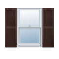 12 inch x 92 inch Vinyl Open Louver Shutters B3217