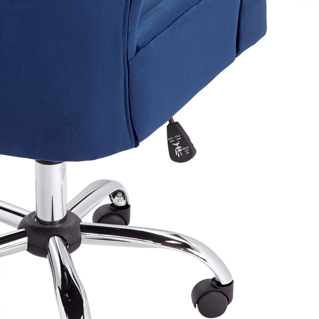 Blue Fabric Adjustable Office Chair R875
