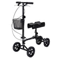 Black Steerable Foldable Knee Walker Scooter J604