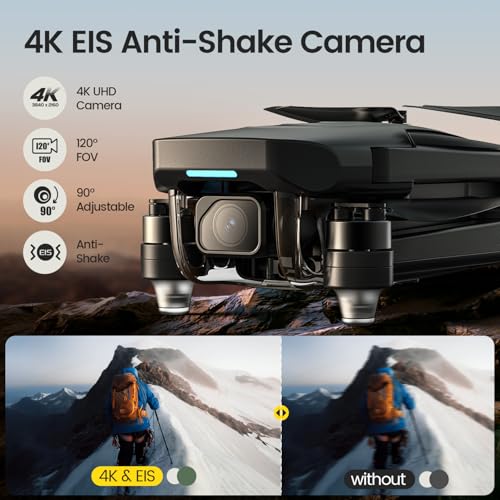 GPS Drone With 4K EIS Camera, 249g Foldable RC Quadcopter G3830