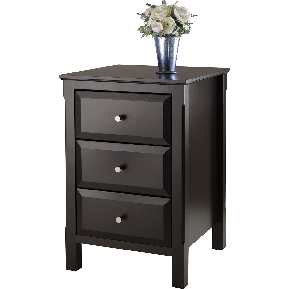 Black Nightstand Accent Table K801445
