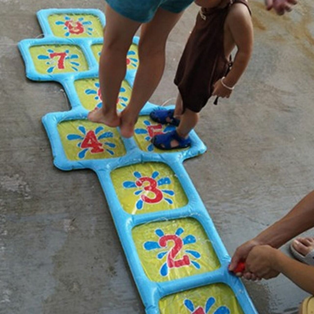 Inflatable Outdoor Hopscotch Sprinkler Mat P333337