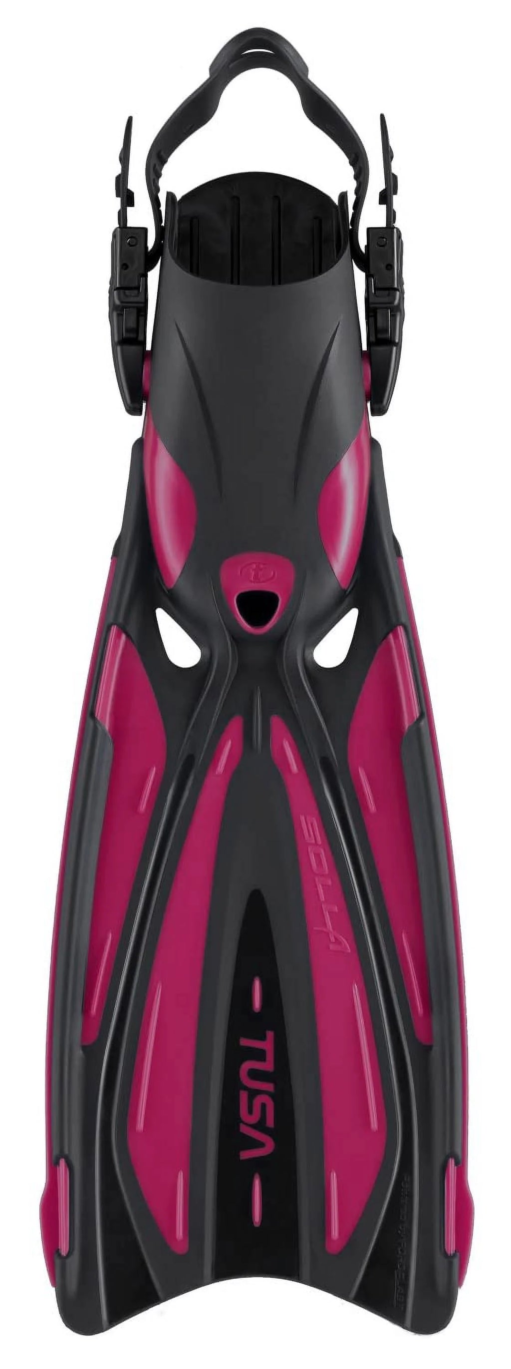 Metallic Dark Red Open Heel Scuba Fins Y99395