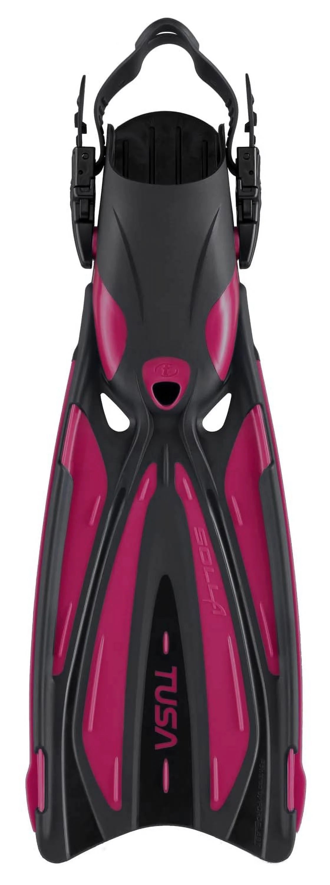 Metallic Dark Red Open Heel Scuba Fins Y99395