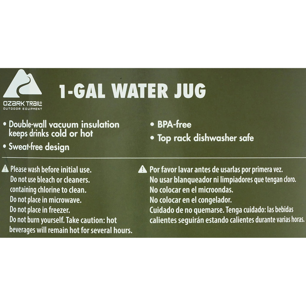 Stainless Steel 1 Gallon Water Jug V763