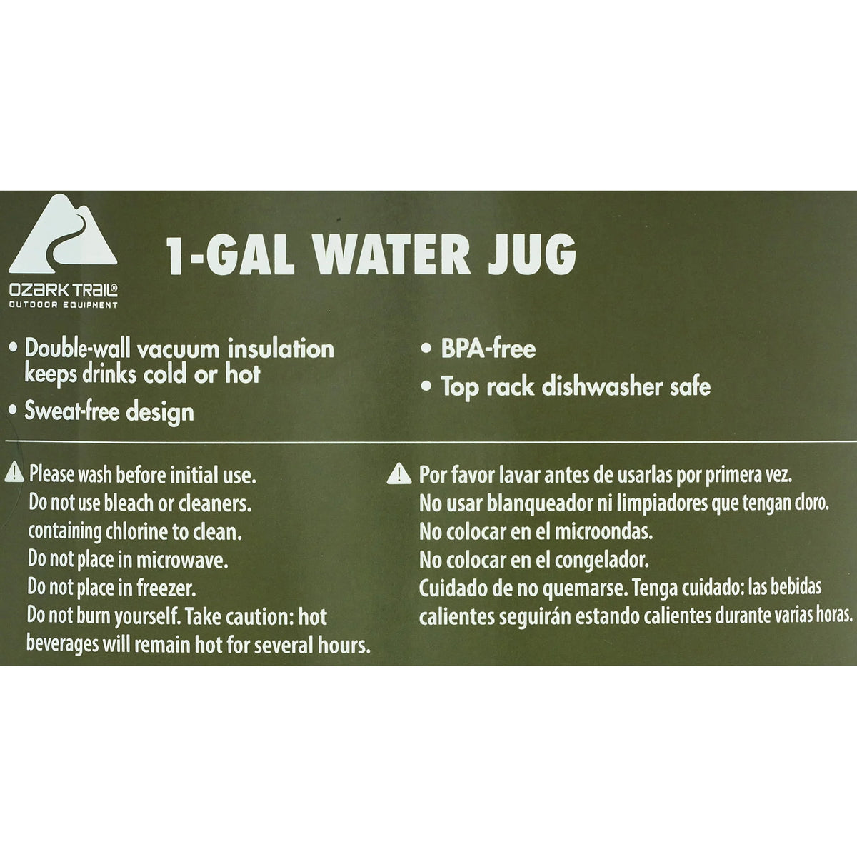 Stainless Steel 1 Gallon Water Jug V763
