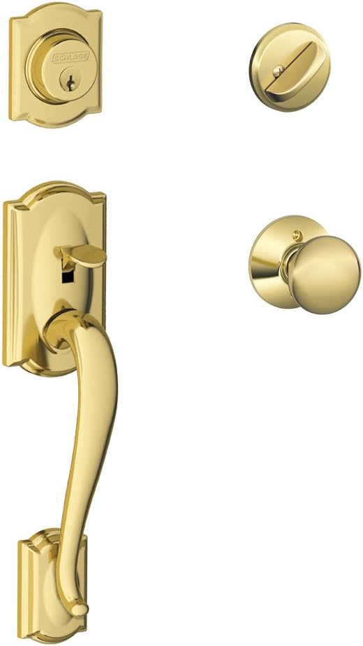 Matte Black Single Cylinder Handleset and Georgian Knob V702742