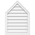 Peaked Top Surface Mount PVC Gable Vent H3997