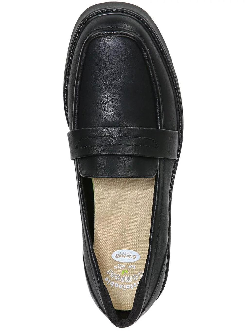 Faux Leather Slip On Loafers N98900