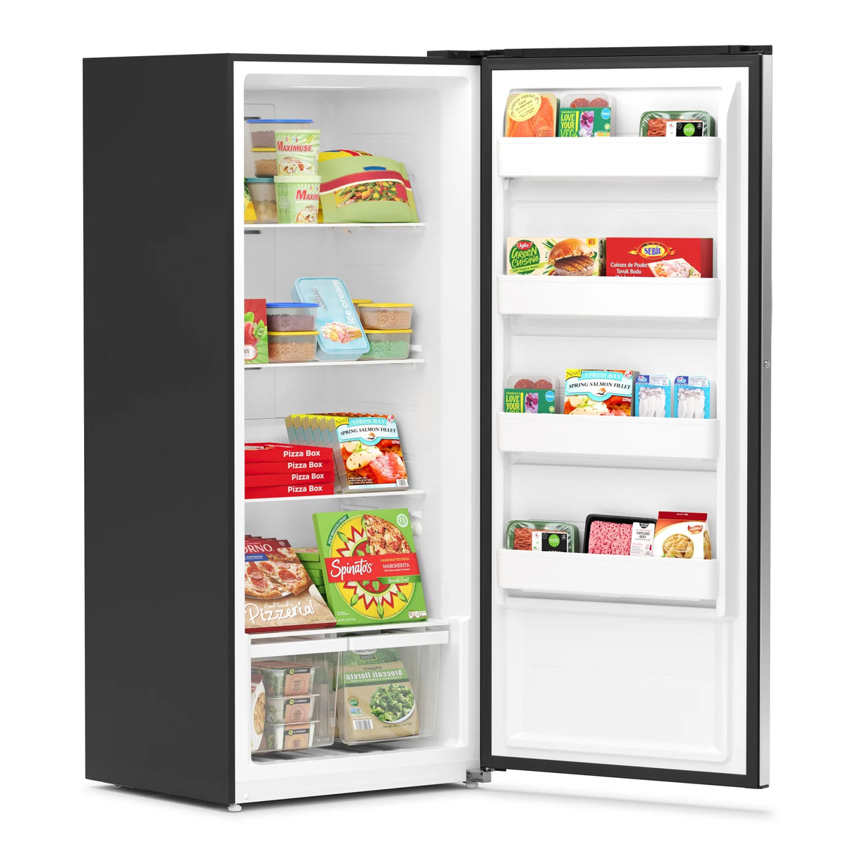 21 cu. ft. Silver Convertible Refrigerator Freezer G76670