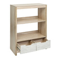 3-Shelf with Drawers MDF Bookcase Storage H918
