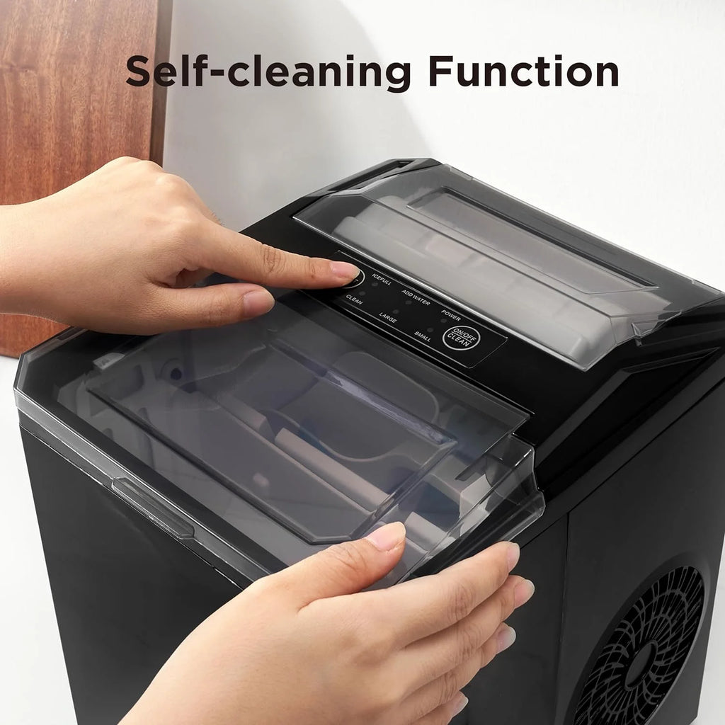 Portable Countertop Ice Maker 26lbs/24hrs Black M48736