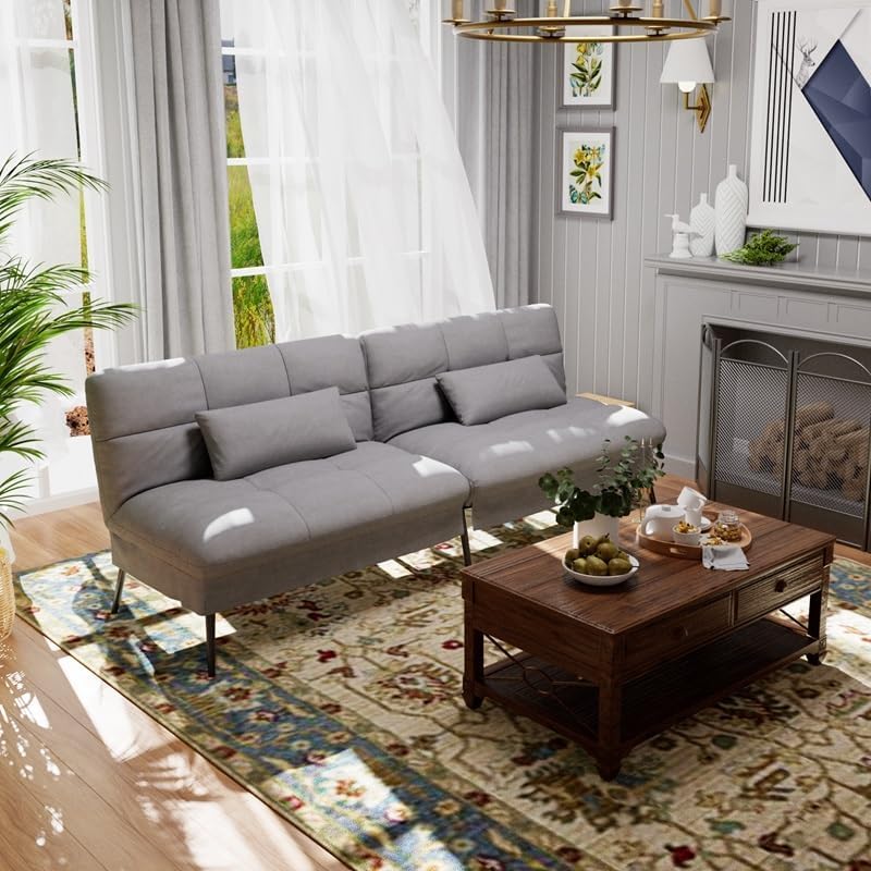 Black Convertible Sofa Bed V4121