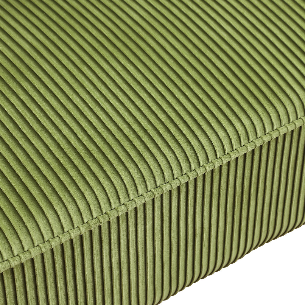 Olive Green Velvet Upholstered Loveseat P629