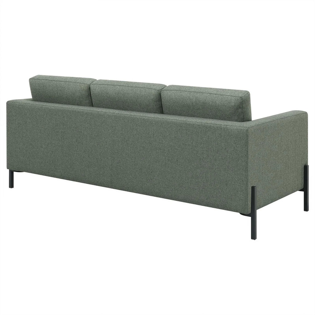Sage Upholstered Fabric Sofa with Track Arms N666926
